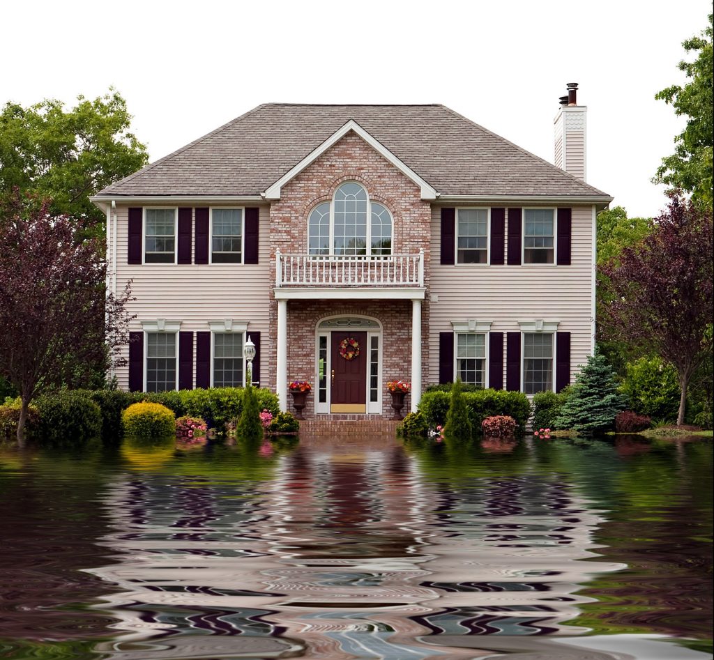 Flooded House Flood Insurance in Massachusetts